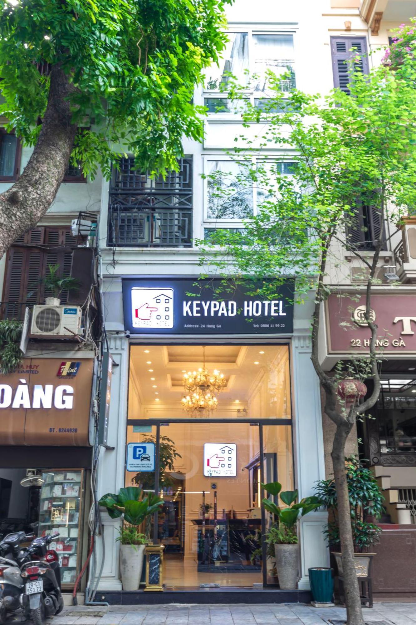 Keypad Hotel - 24 Hang Ga Hanói Exterior foto